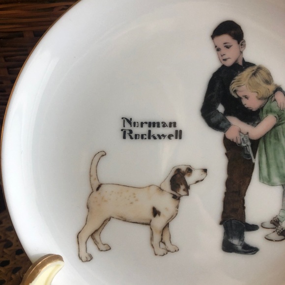 Norman Rockwell "Big Brother" Limited Series Collector's Porcelain Plate - Picture 5 of 10